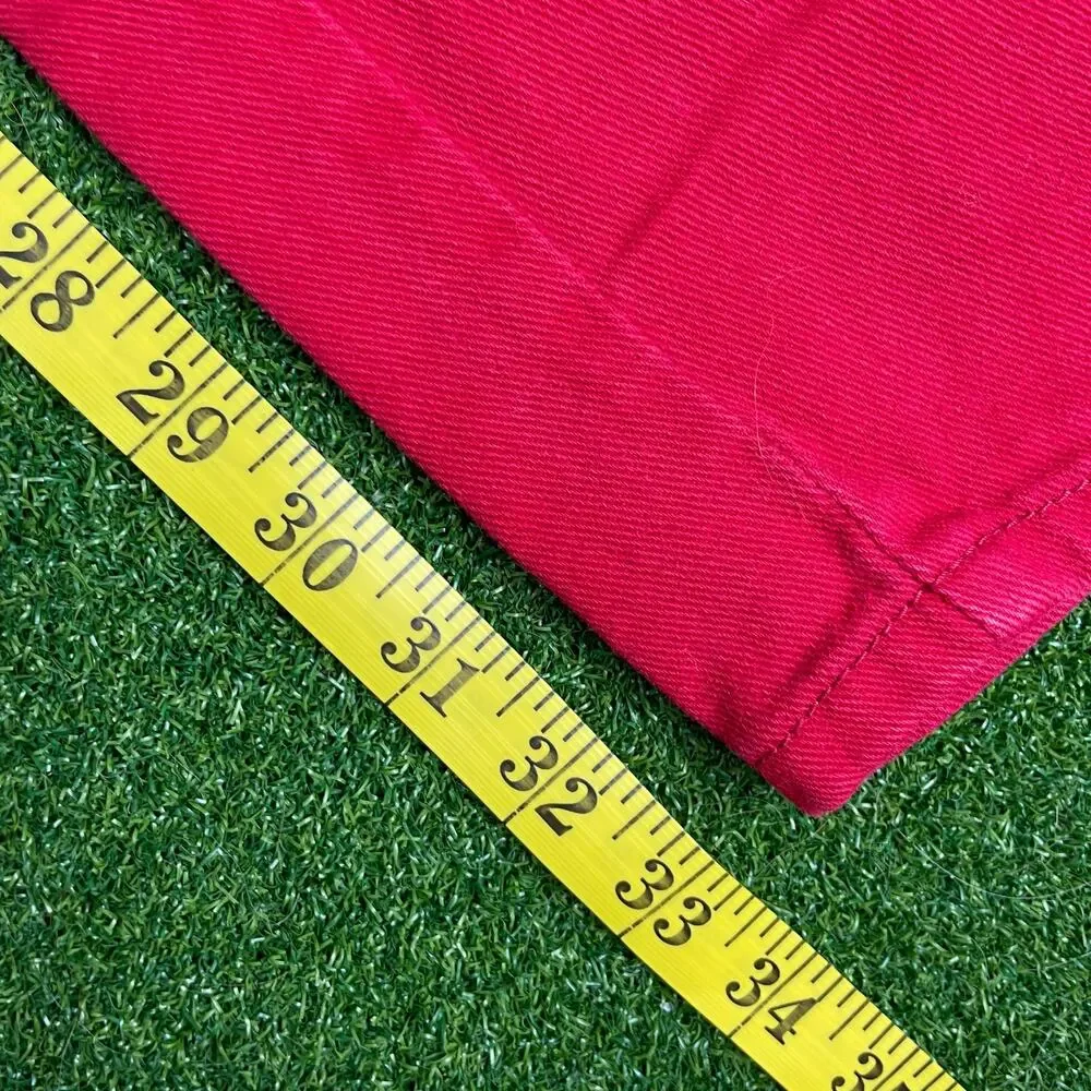 Vintage Esprit Bright Red Childrens Sz 12 Denim Straight Leg Jeans